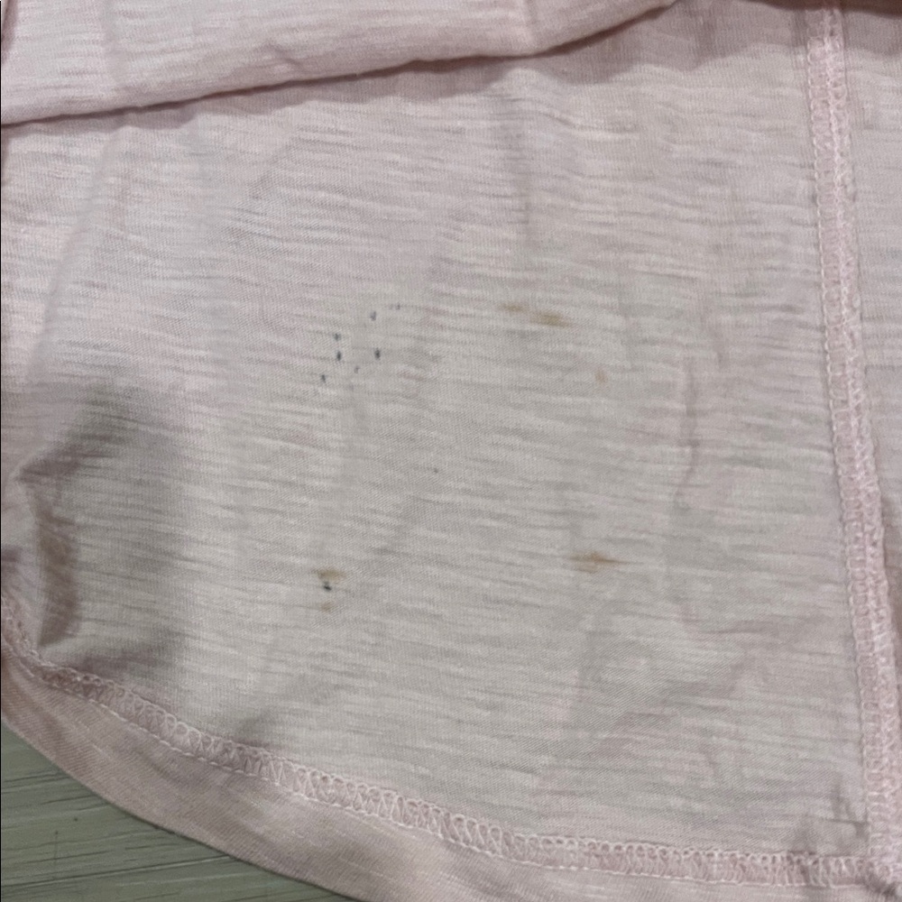 Universal Thread Light Pink Buttoned Short Sleeve Tee - Picture 5 of 6